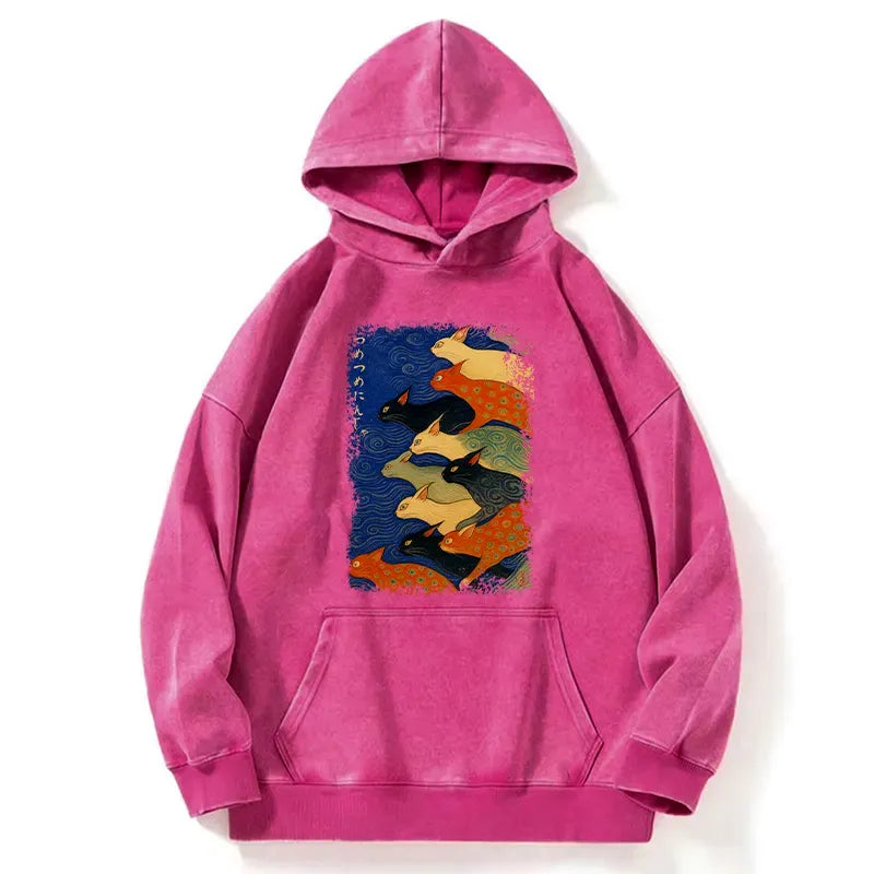 Kyoto-Lion Claw-some Ninja Washed Hoodie