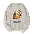 Japanese Art Washed Sweatshirt for Vacation
