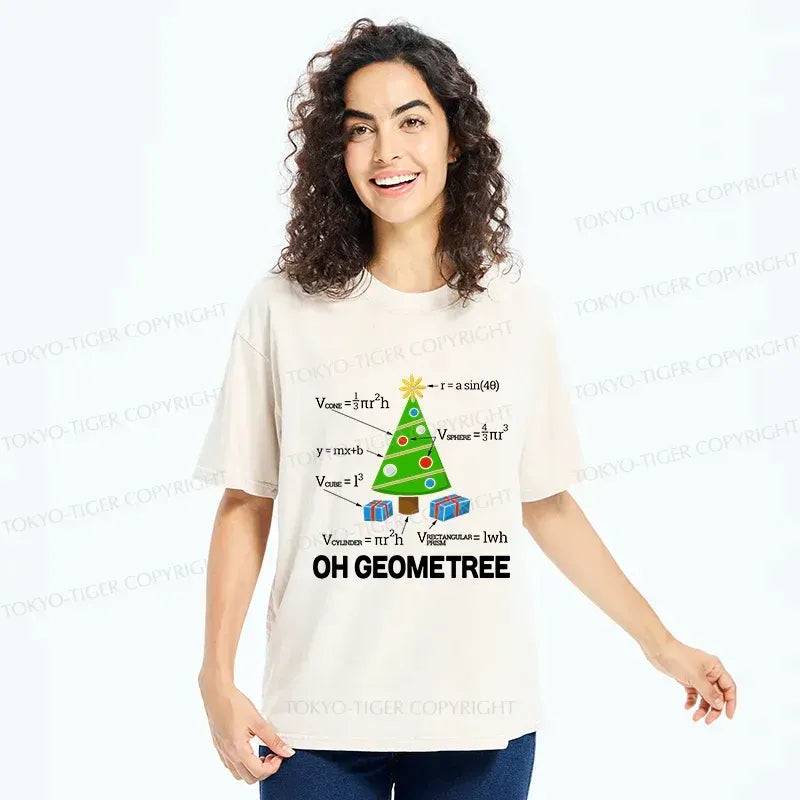 Christmas tree Japanese culture t-shirt streetwear