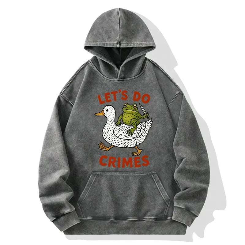 Funny Frog Hoodie for Weekend