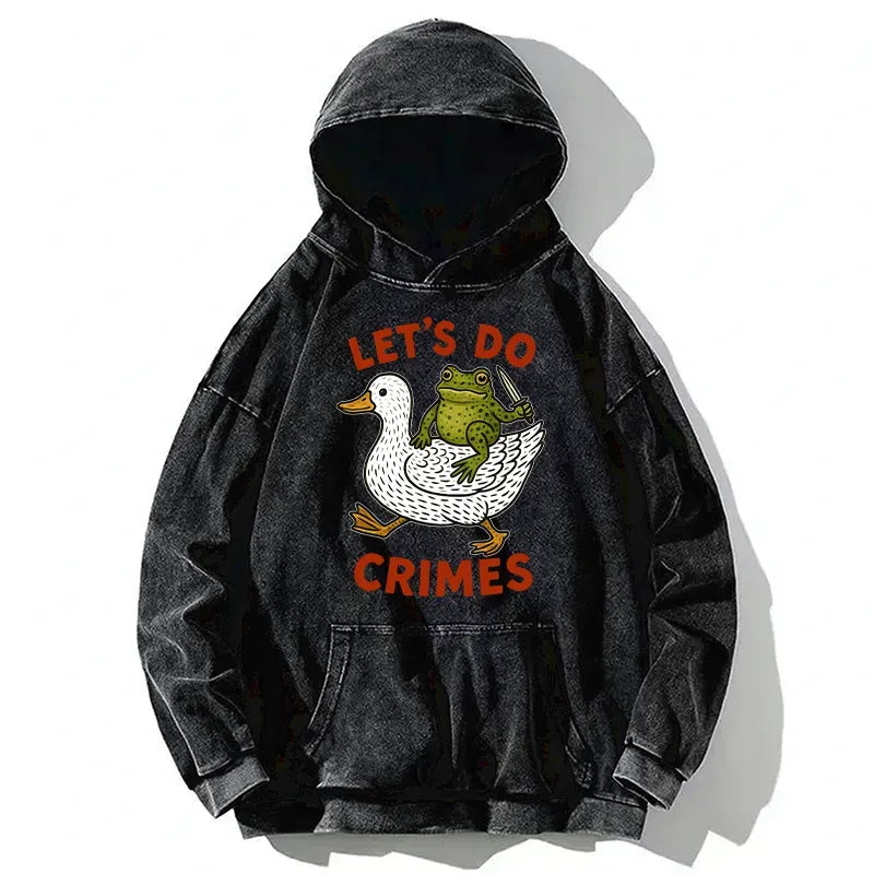 Funny Frog Hoodie for Weekend