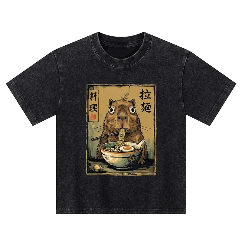 capybara tee for kids with free shipping