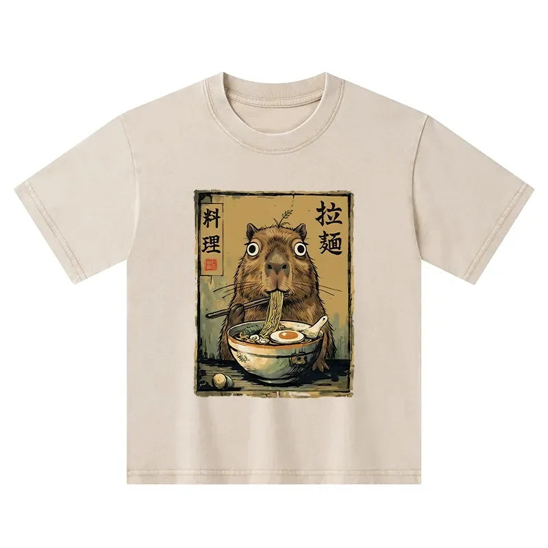 capybara tee for kids with free shipping