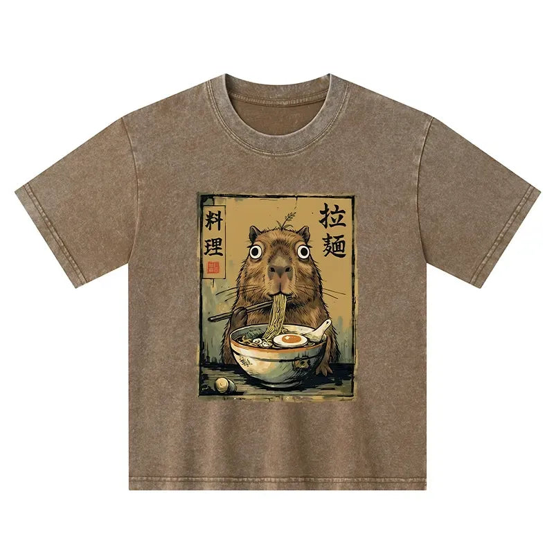 capybara tee for kids with free shipping