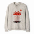 flamingos at dusk sweatshirt for weekend