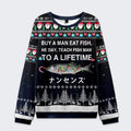 funny kyoto lion ugly christmas sweatshirt