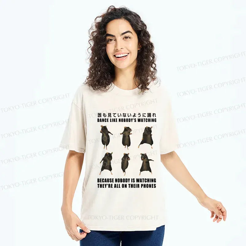 kyoto lion mouse washed t-shirt