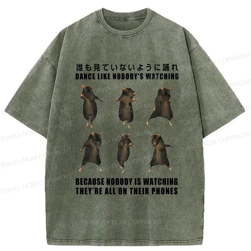 kyoto lion mouse washed t-shirt