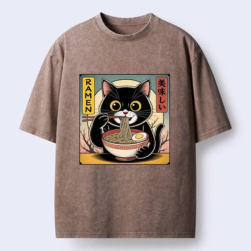 kyoto lion washed tee for daily wear
