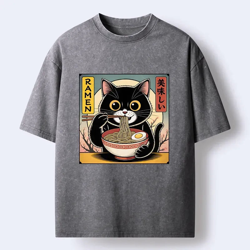 kyoto lion washed tee for daily wear
