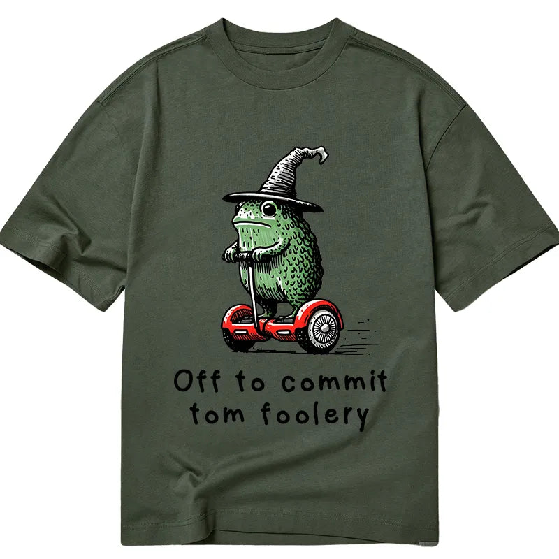 Kyoto-Lion Frog Riding A Balance Scooter Classic T-Shirt