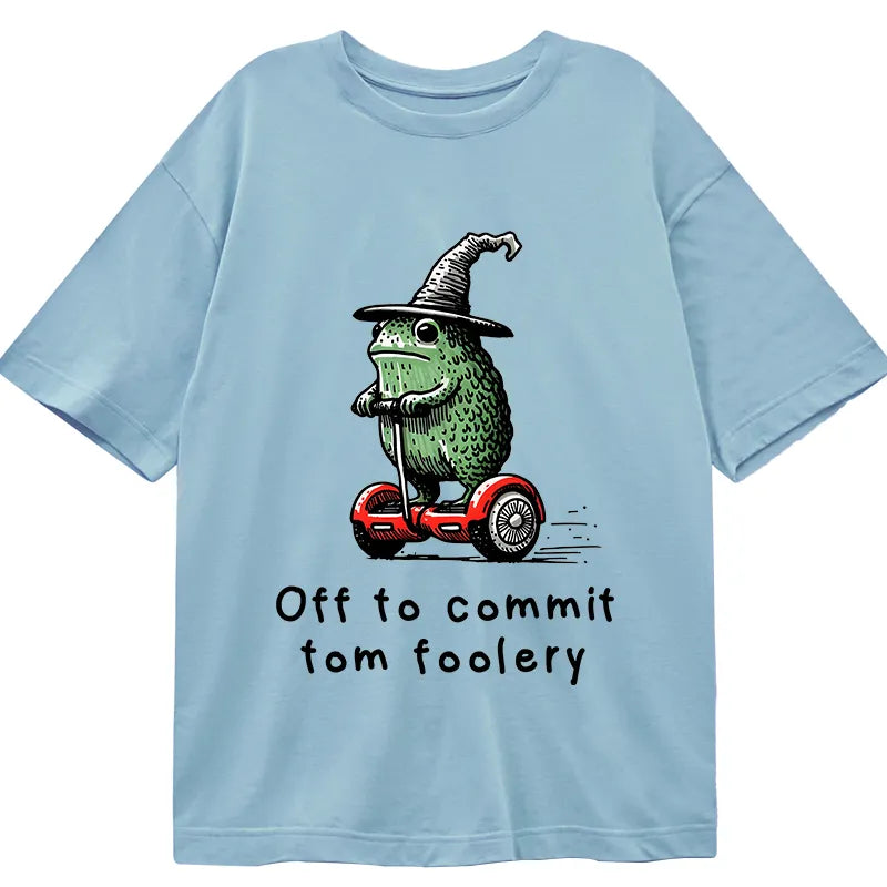 Kyoto-Lion Frog Riding A Balance Scooter Classic T-Shirt