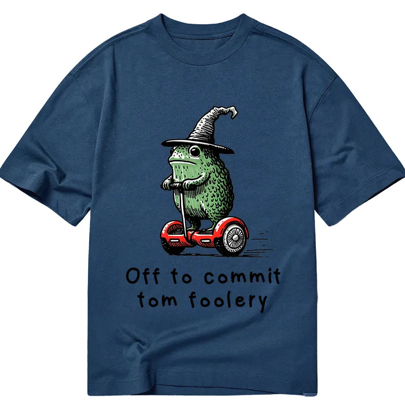 Kyoto-Lion Frog Riding A Balance Scooter Classic T-Shirt