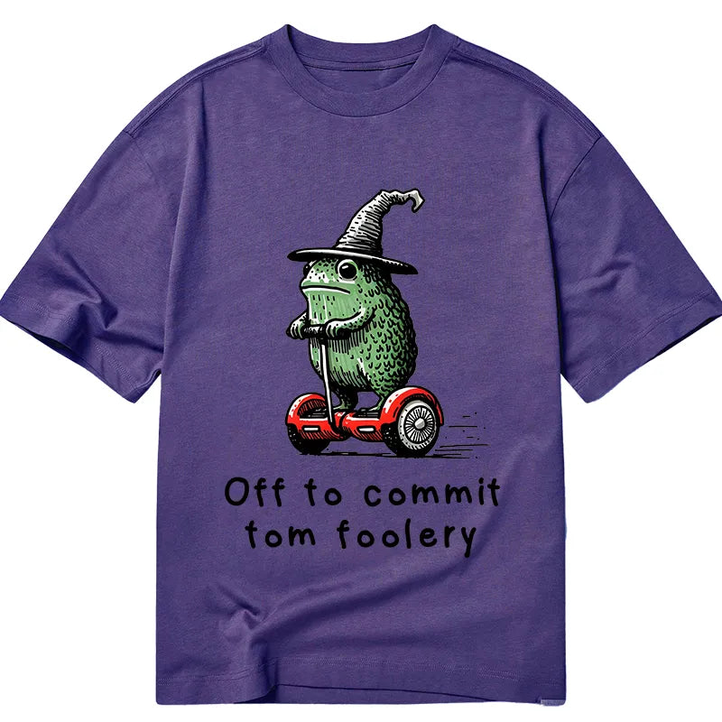 Kyoto-Lion Frog Riding A Balance Scooter Classic T-Shirt