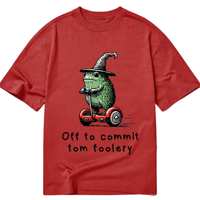 Kyoto-Lion Frog Riding A Balance Scooter Classic T-Shirt