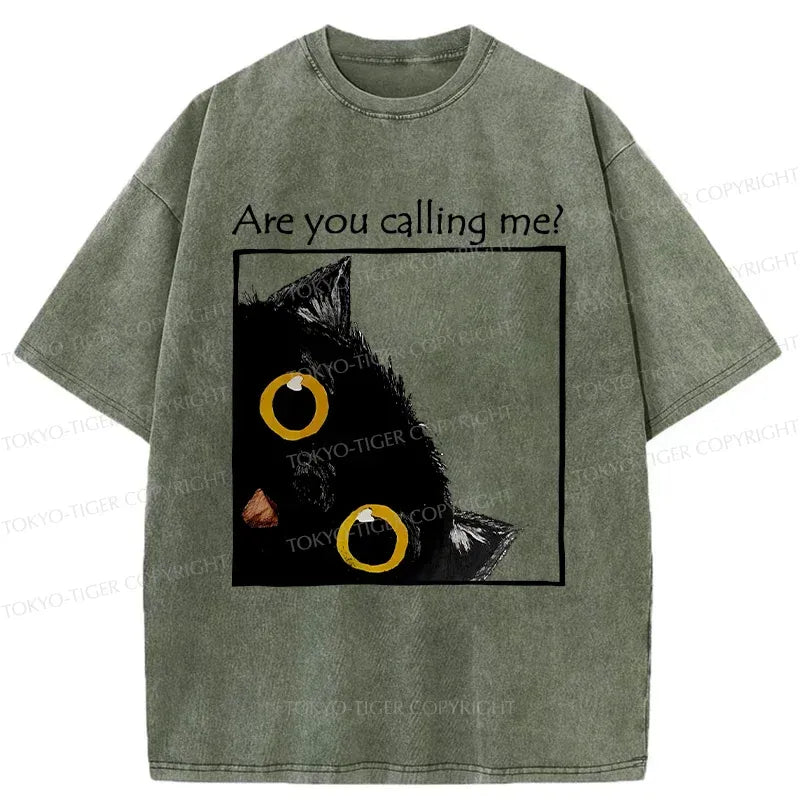 Japanese Vintage Funny Cat T-Shirt
