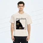 Kyoto Lion Washed T-Shirt for Summer