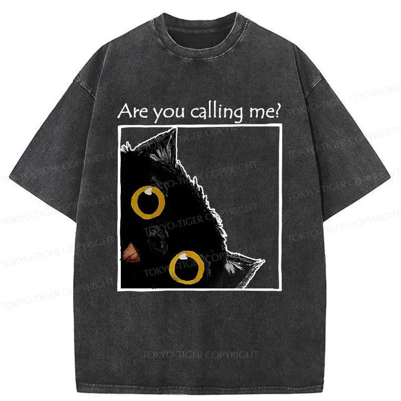 Japanese Vintage Funny Cat T-Shirt