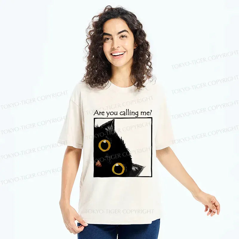 Kyoto-Lion Silly Kitten Washed T-Shirt