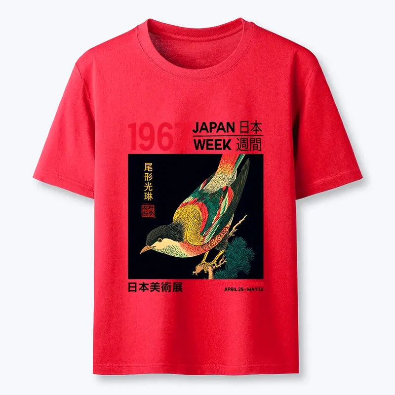 Vintage Japanese Art T-Shirt for Summer
