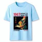 Vintage Japanese Art T-Shirt for Summer