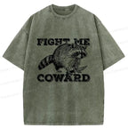 unique raccoon knife t-shirt gift idea
