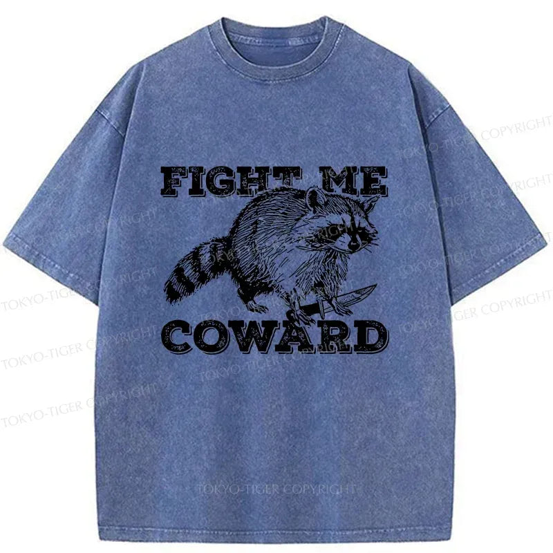 Japanese vintage raccoon knife t-shirt