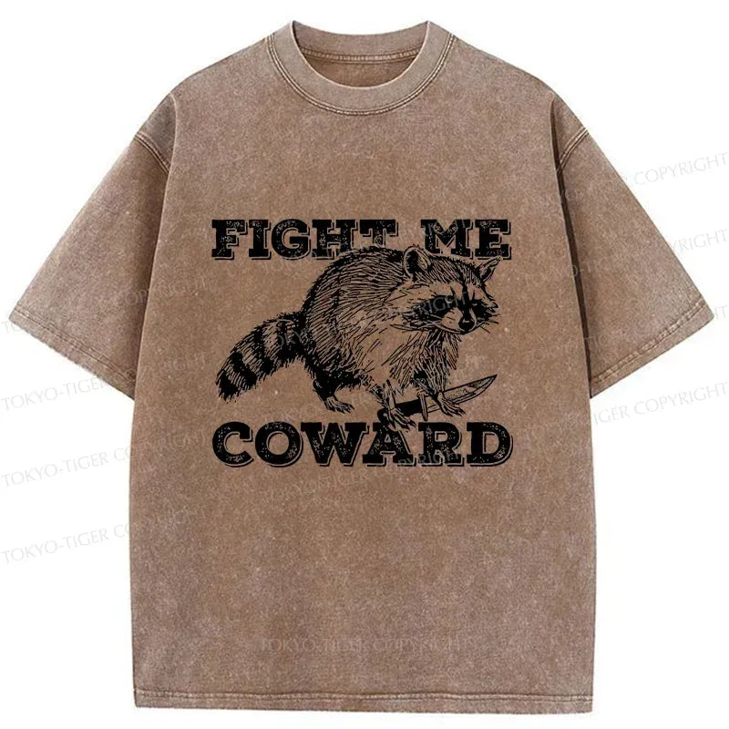 Japanese vintage raccoon knife t-shirt