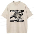 unique raccoon knife t-shirt gift idea