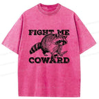 Japanese vintage raccoon knife t-shirt
