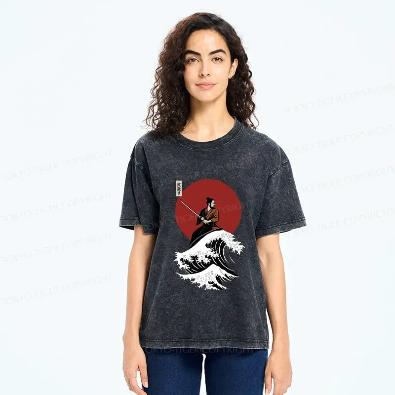 Kyoto Lion Japanese Culture T-Shirt for Summer