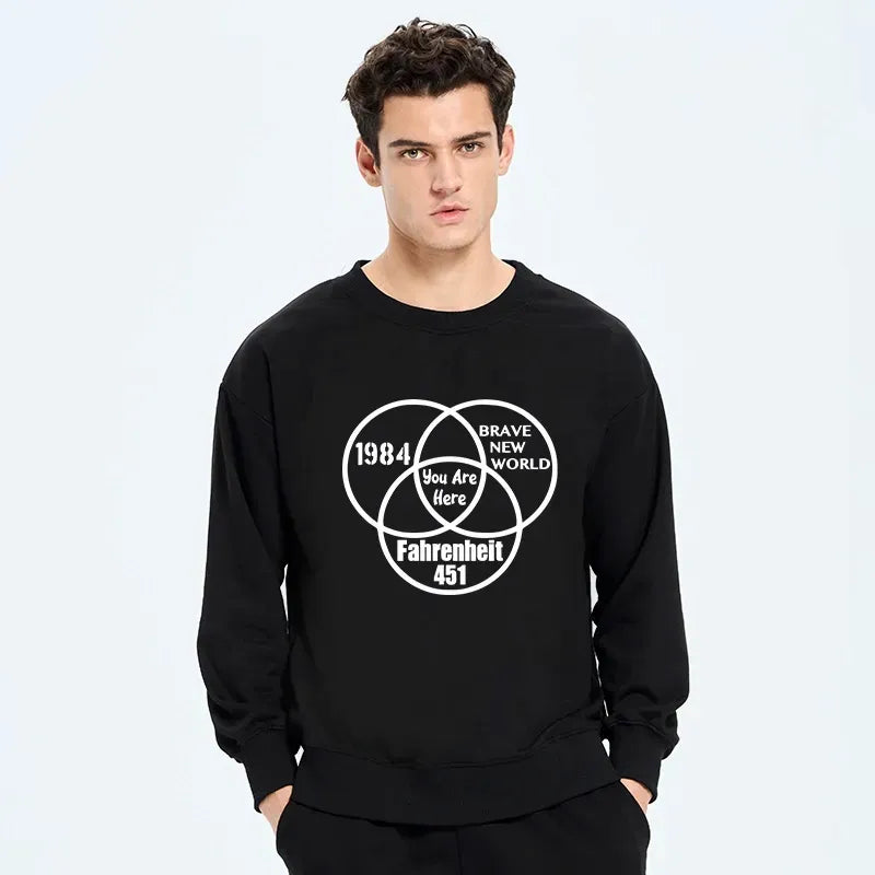 Kyoto-Lion Multidimensional Thinking And Rebellion Classic Sweatshirt