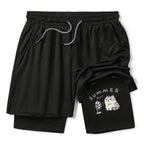 japanese cat summer training shorts
