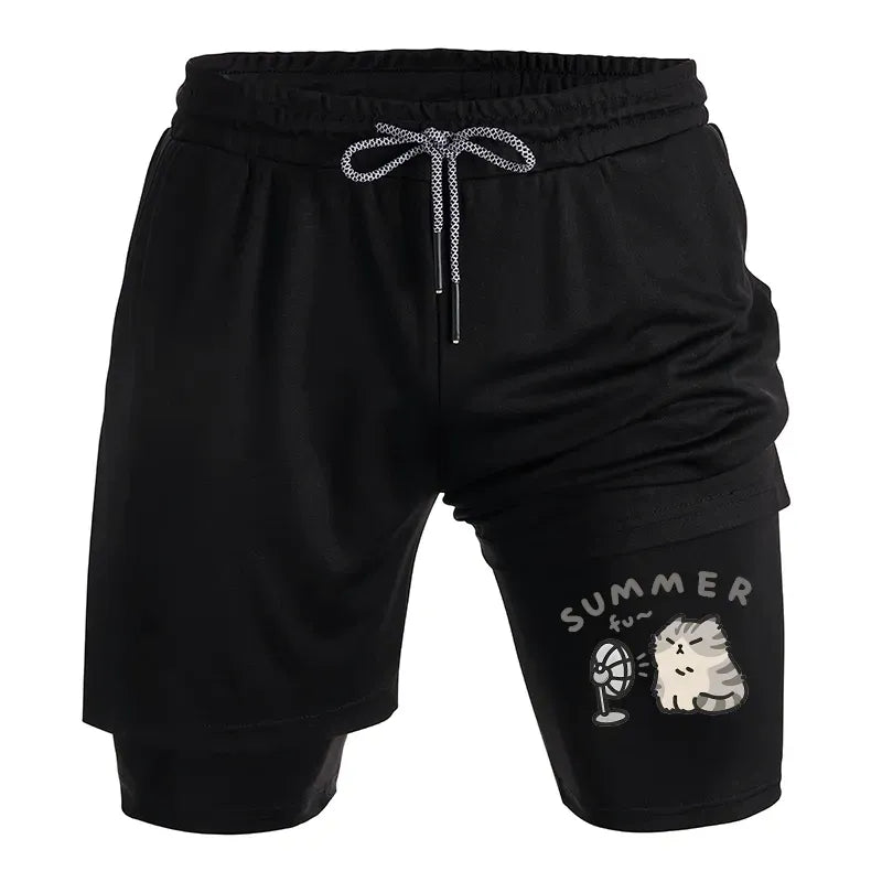 kyoto lion cat fan shorts best seller