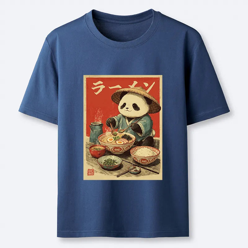 Kyoto-Lion Panda Enjoying Ramen Classic T-Shirt