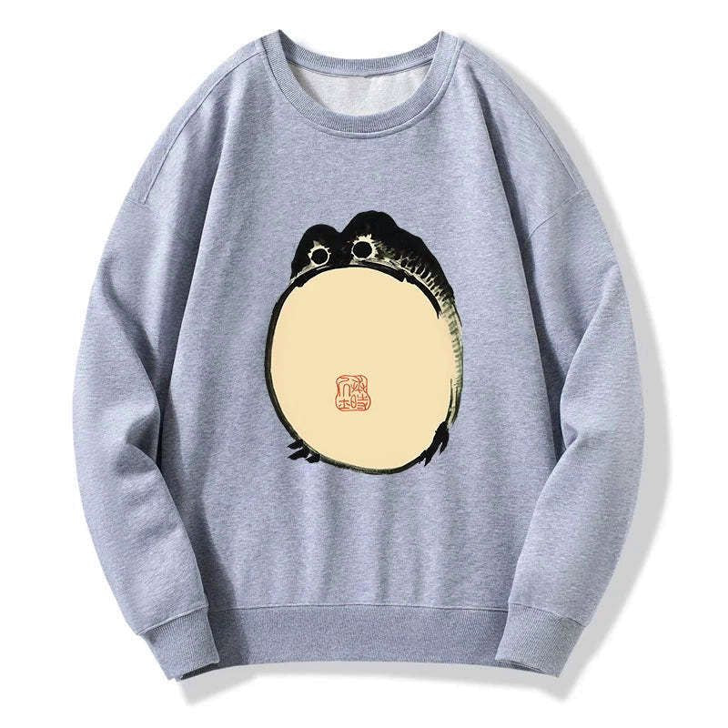 grumpy frog japanese sweatshirt