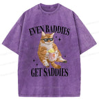 funny bad cat meme t-shirt for daily wear