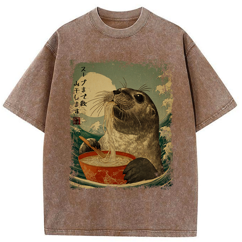 Unisex Washed T-Shirt with Free Shipping