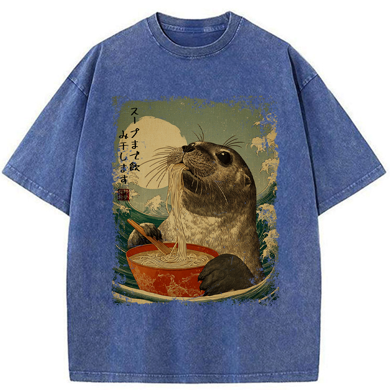 Unisex Washed T-Shirt with Free Shipping