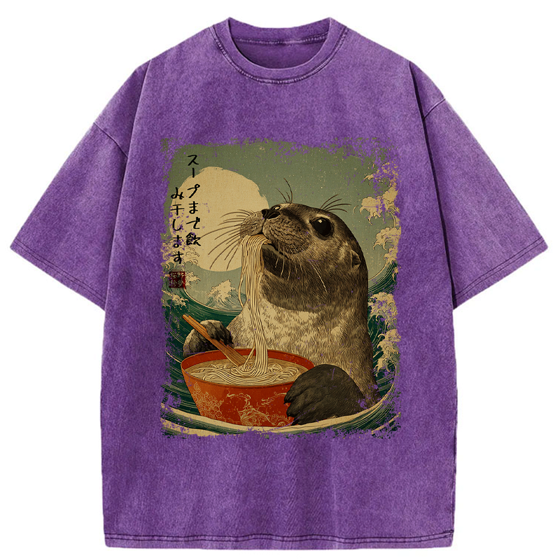 Japanese Vintage Kyoto Lion T-Shirt for Daily Wear