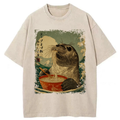 Kyoto-Lion Slurp Like a Seal Washed T-Shirt