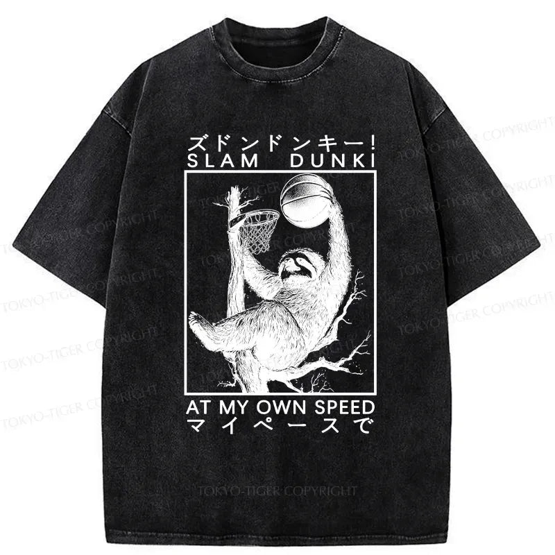 kyoto lion washed streetwear t-shirt free shipping
