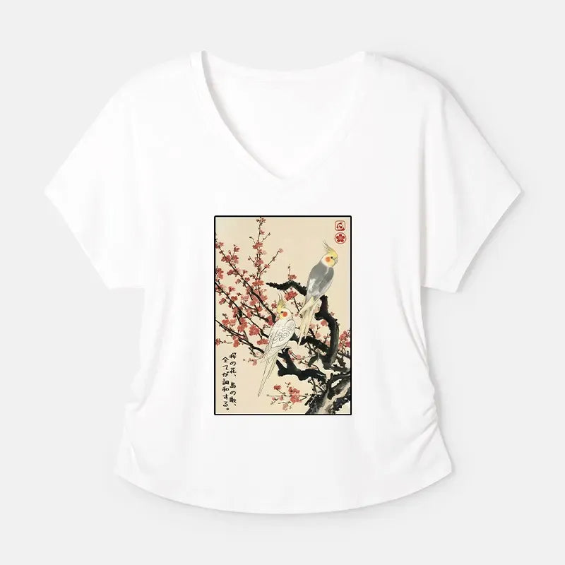 Japanese Vintage Blossom T-Shirt for Women