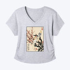 Kyoto Style Floral Tee for Daily Wear