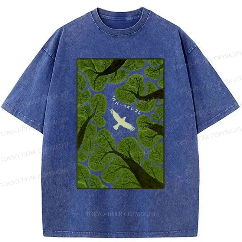 Kyoto-Lion Free Bird Washed T-Shirt