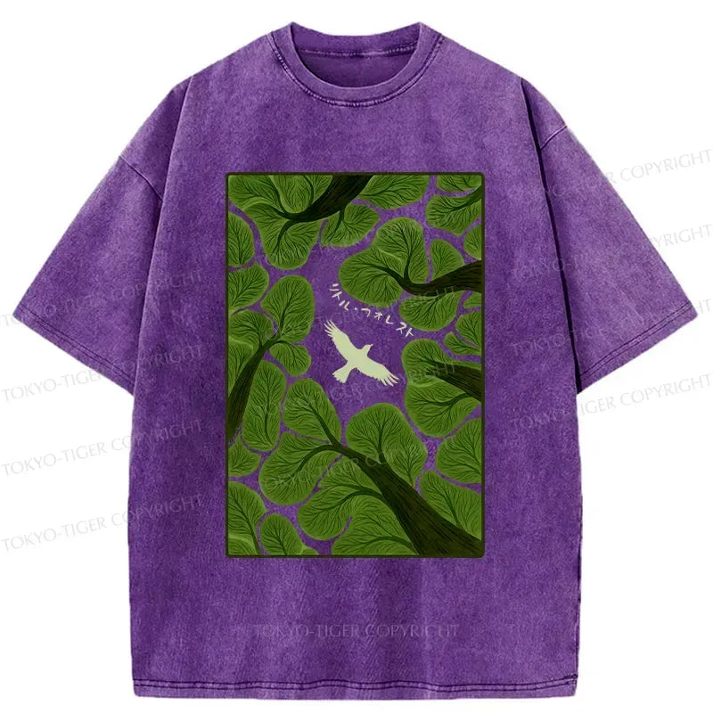 Kyoto-Lion Free Bird Washed T-Shirt