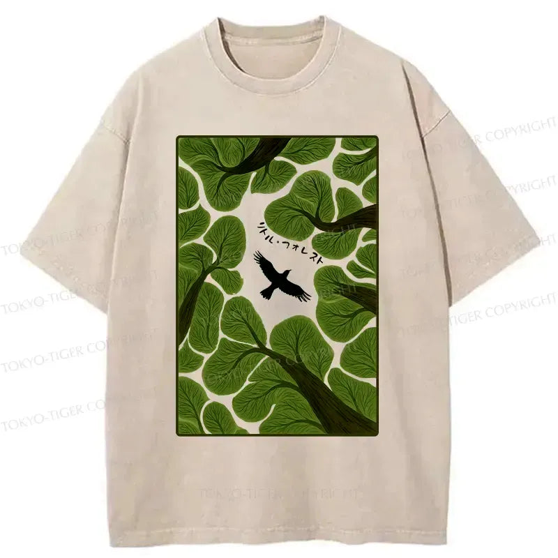 Kyoto-Lion Free Bird Washed T-Shirt