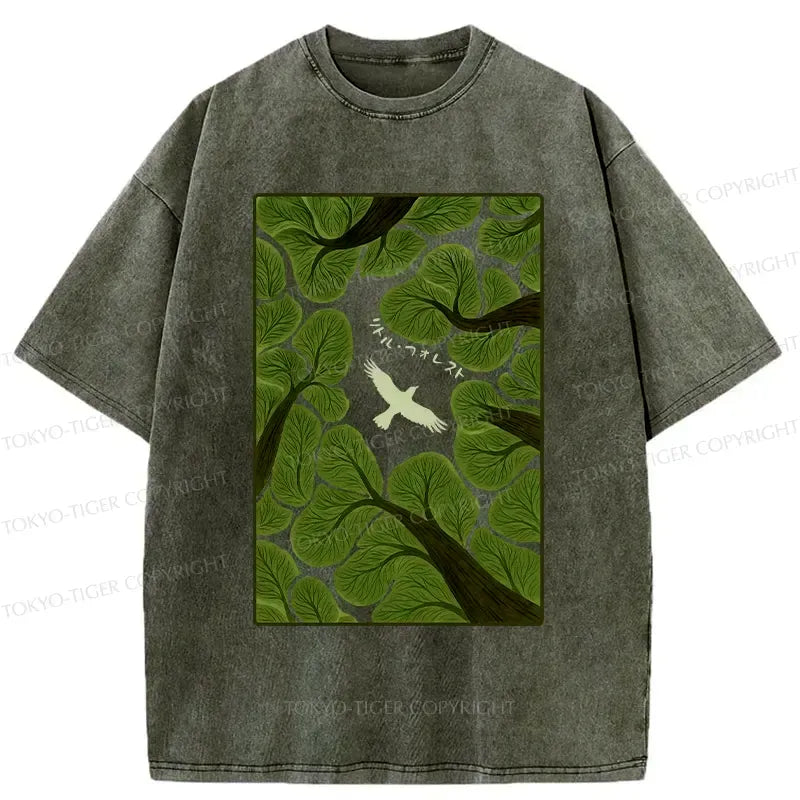 Kyoto-Lion Free Bird Washed T-Shirt