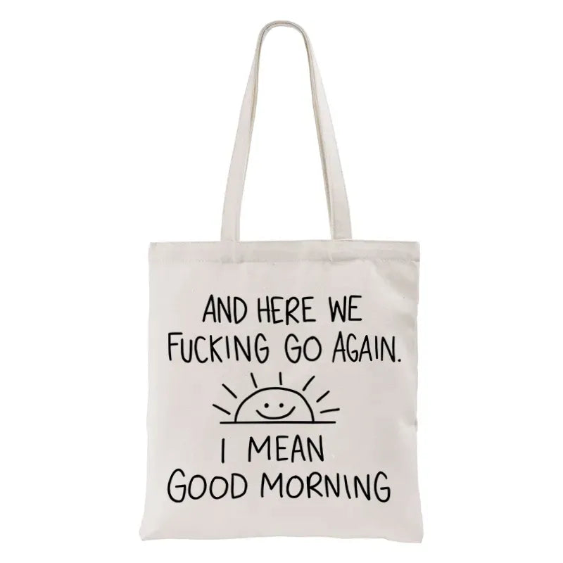 Kyoto-Lion Different Meanings Of 'Good Morning' Tote Bag