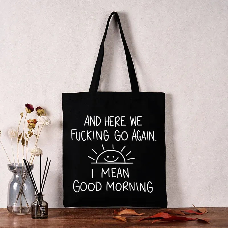 Kyoto-Lion Different Meanings Of 'Good Morning' Tote Bag